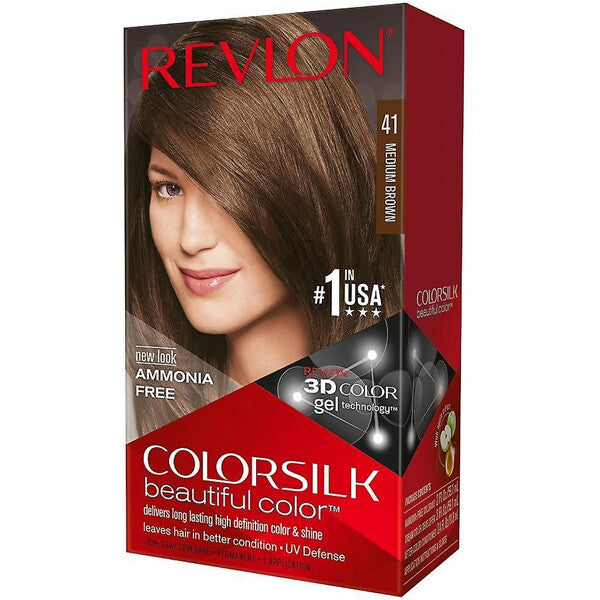 Revlon ColorSilk Hair Color #41 Medium Brown