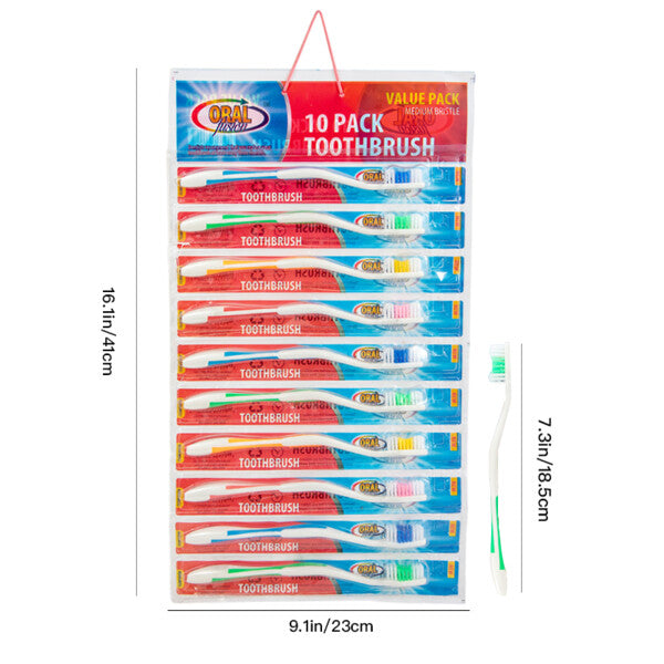 Oral Fusion Toothbrush 10 Pack