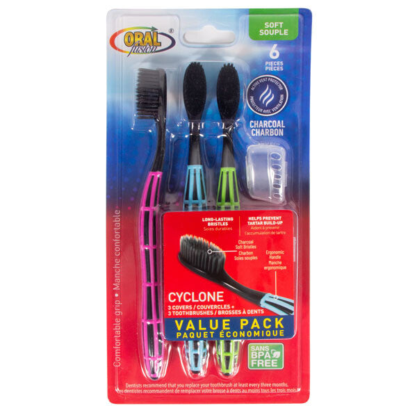 Oral Fusion Toothbrush 6pk