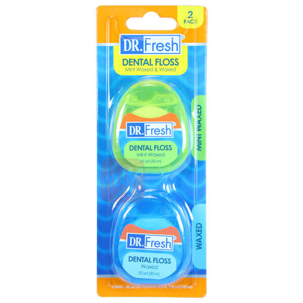 Dr. Fresh Dental Floss 55yds 2PK