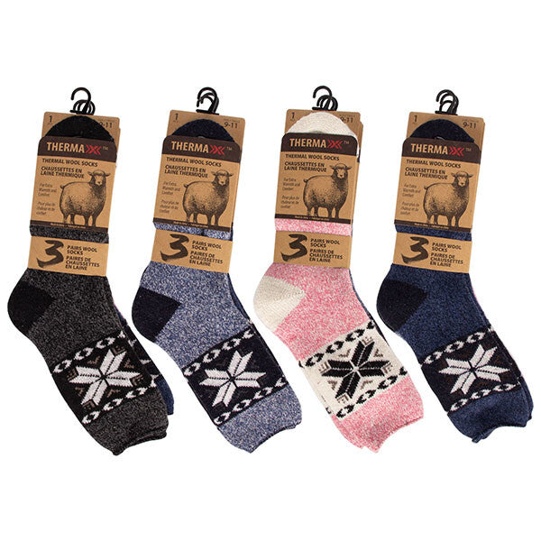 Thermal Ladies Wool Socks 9-11