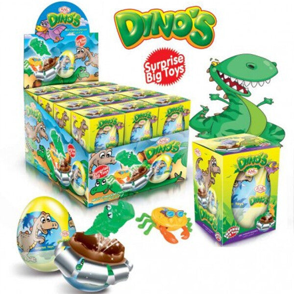 Surprise Egg 2.46oz Chocolate Dino's