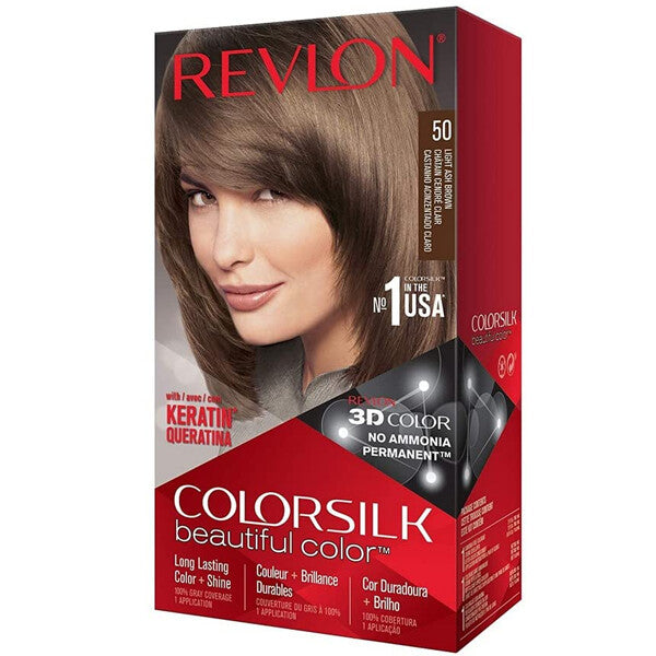 Revlon ColorSilk Hair Color #50 Light Ash Brown