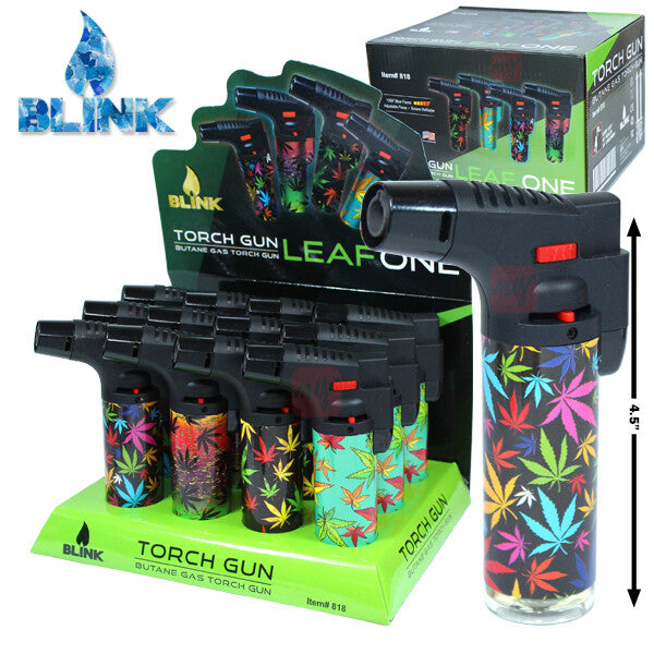 Blink 4.5" Torch Lighter Theme Leaf One