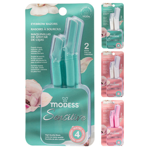 Modess Eyebrow Razor 4Pack