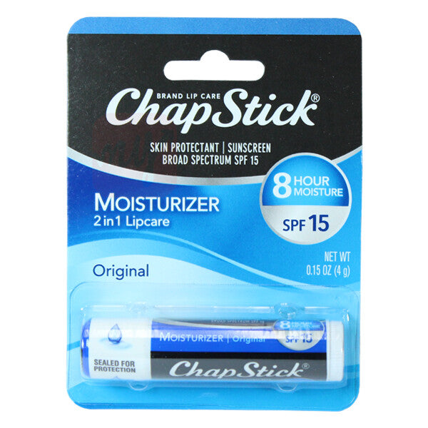 ChapStick Moisturizer Lip Balm, SPF 15 - 0.15 oz