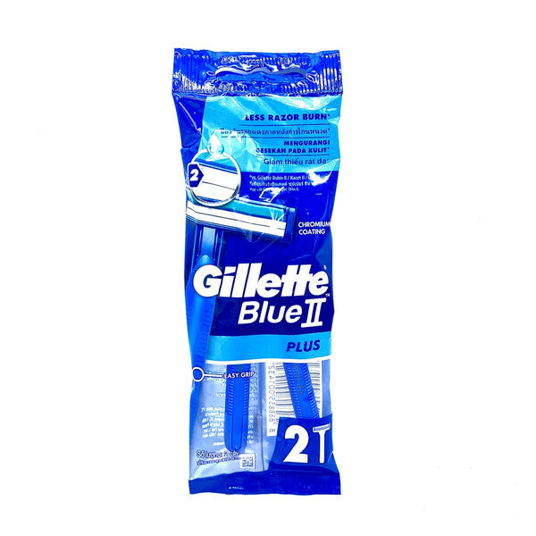 Gillette Blue II Plus 2 Pack Shavers