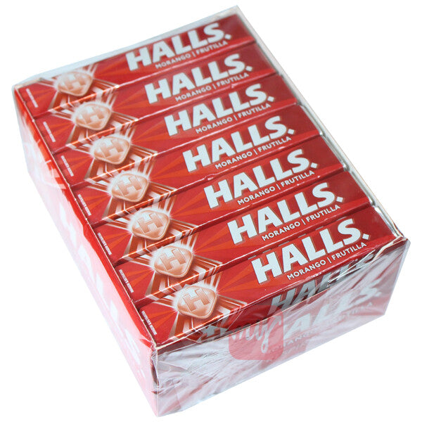 Halls 10CT Strawberry (Imported)