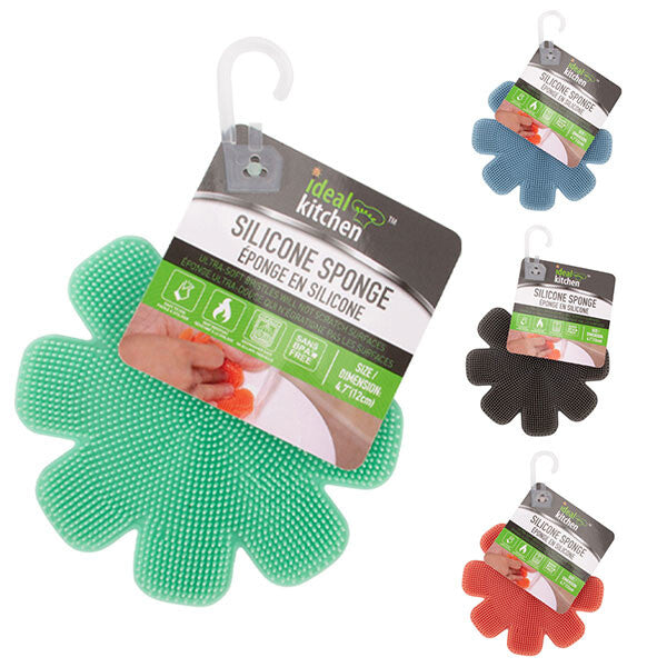 Ideal Kitchen Silicone Sponge w/ Suction Cup HD