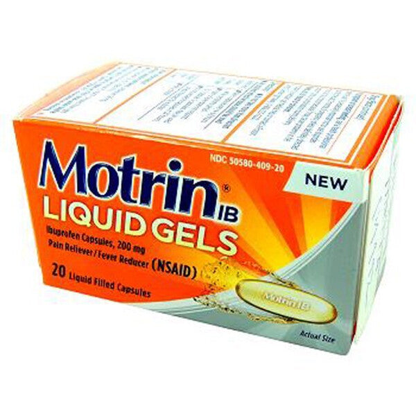 Motrin Liquid Gels, 20 CT