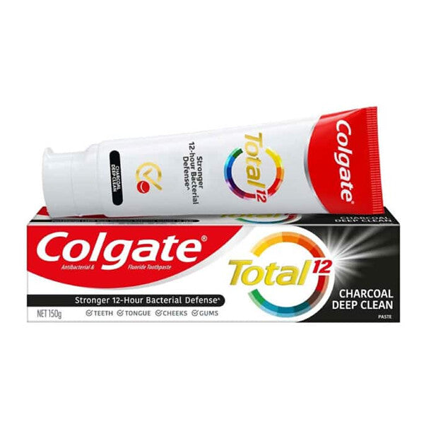 Colgate Toothpaste Total 150g 5.29oz Charcoal Deep Clean
