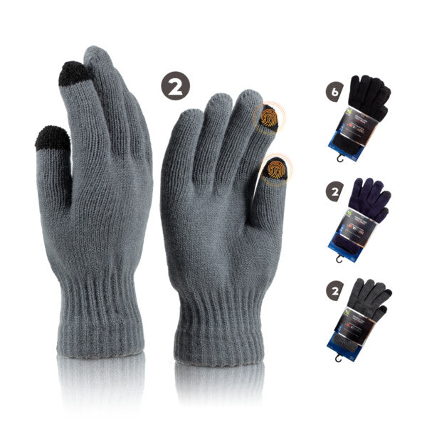 Thermaxxx Thermal Gloves Men w/ Touch HD