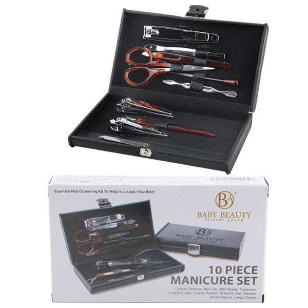 Bazic Beauty Manicure 10PK Black