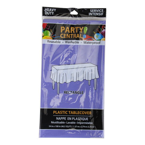 Table Cover Rectangular 54*108In Purple