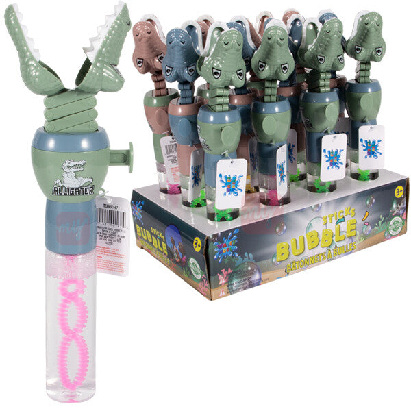 Crocodile bubble stick