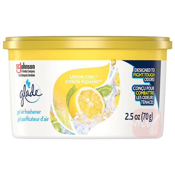Glade Gel 2.5oz Lemon Zing Air Freshener