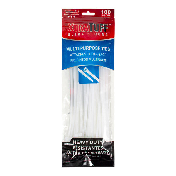 XtraTuff Multi-Purpose Tie 10in 100CT