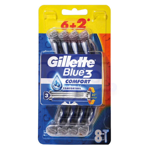 Gillette Blue 3 Razor 8CT Comfort