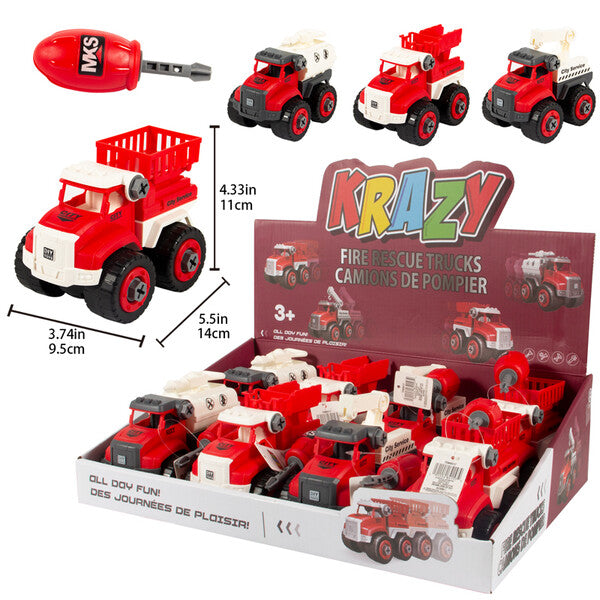 Krazy Toy DIY Fire Truck Big