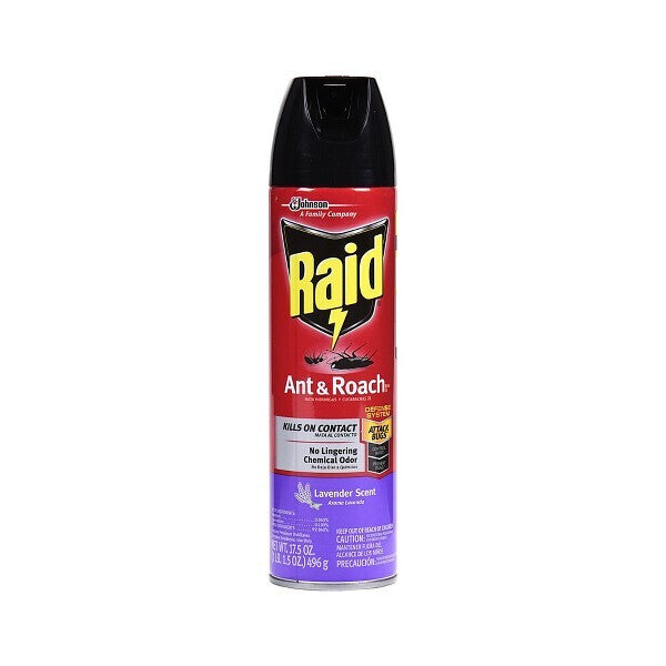 Raid Ant & Roach Spray 17.5oz Lavender