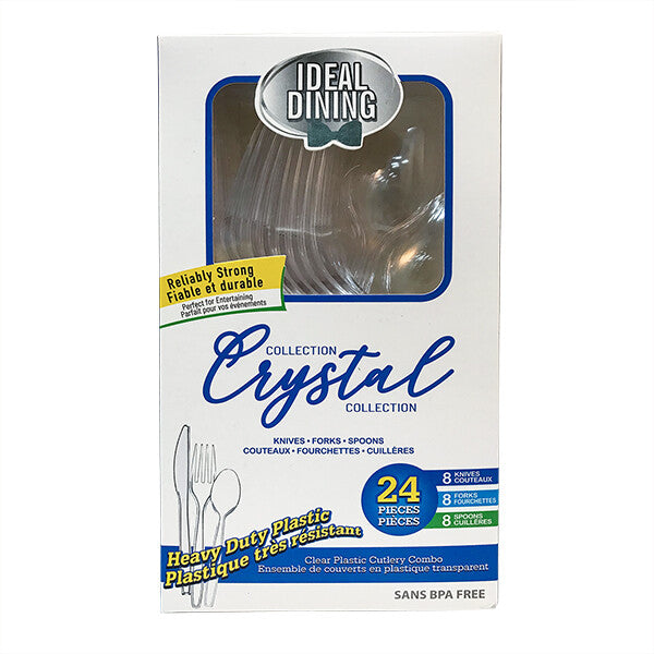Ideal Dining Box HD 24CT Clear Assorted