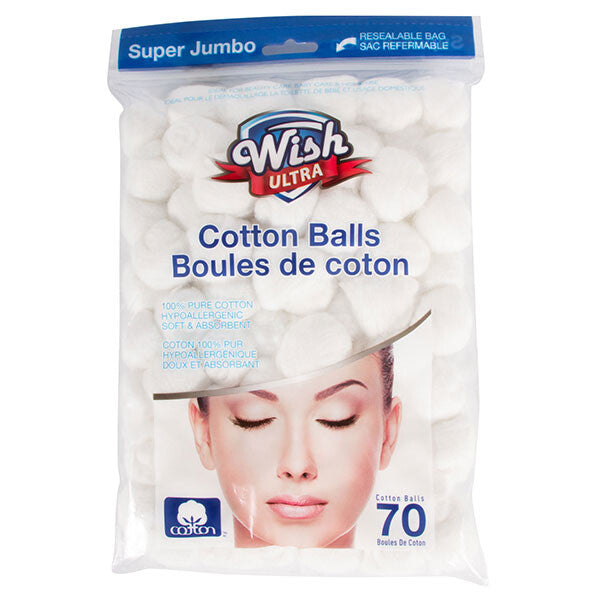 Wish Cotton Balls 70CT