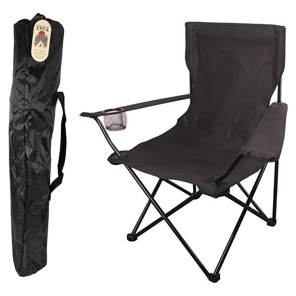 Folding Camping Chair Black 19.7*19.7*31.5 inch