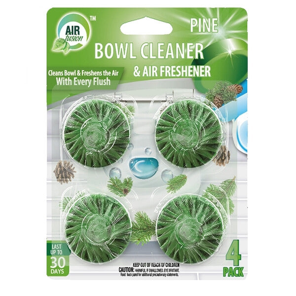 Air Fusion Bowl Cleaner & Freshener 4PK Pine