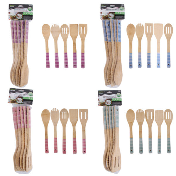 Ideal Kitchen Bamboo Utensil Set 5PK