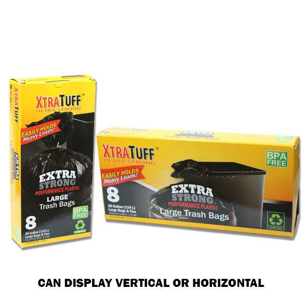 Xtratuff Twist Tie Trash Bag Box 30G 8CT