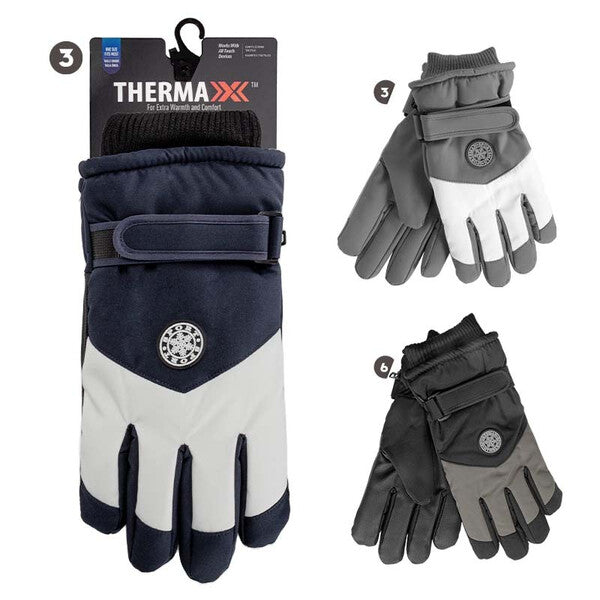 Thermaxxx Men's Ski Touch Gloves