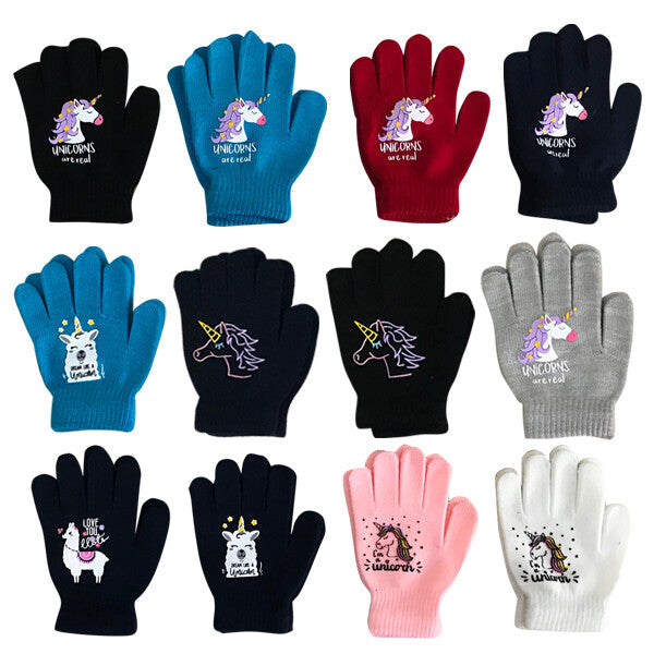 MORGAN & MONROE Winter Glove Unicorn Llama Kids