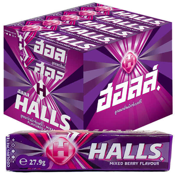 Halls Stick 9CT Mixed Berry