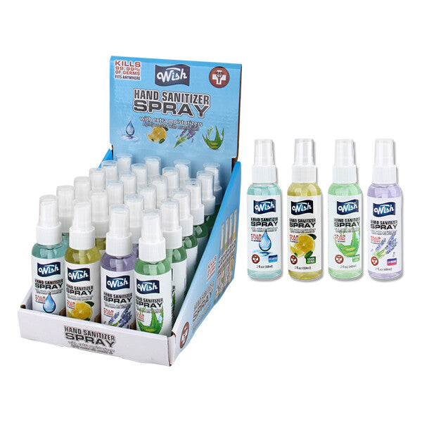 *Expired final sales* Wish Hand Sanitizer Spray 2oz Display