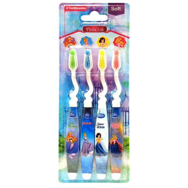 Toothbrushes 4PK Kids Princess