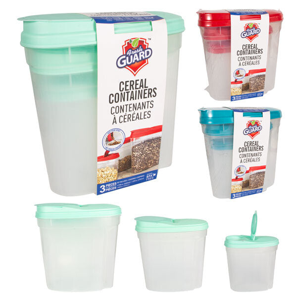 Fresh Guard Cereal Container 3PK