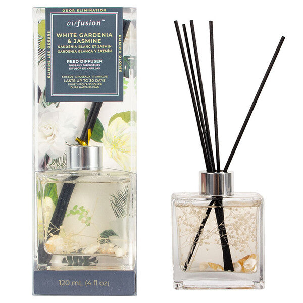 Air Fusion Scented Reed Diffuser 120ml White Gardenia & Jasmine