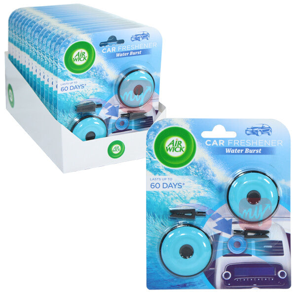 Air Wick Car Vent Clip 2 Pack Water Burst