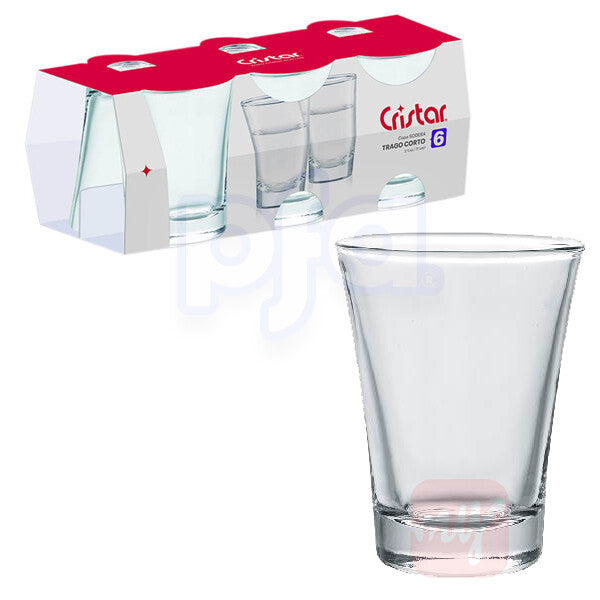 Cristar Sodera Shot Glass 2.75oz 6Pack Sleeve Set