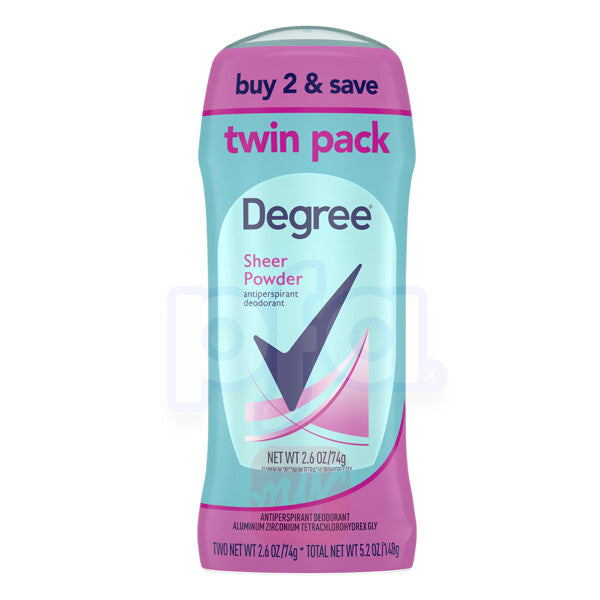 Degree Deodorant 2.6oz Sheer Powder 2Pack