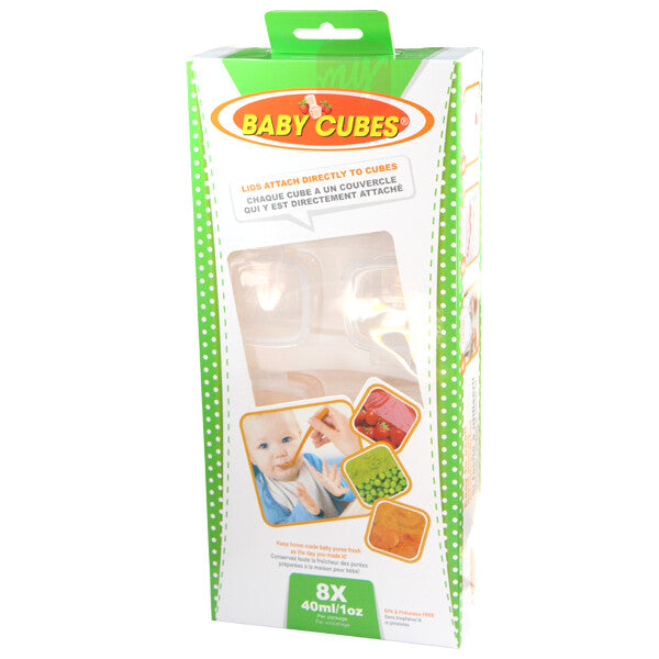 Baby Cubes 8 Count with Tray 40ml/1oz