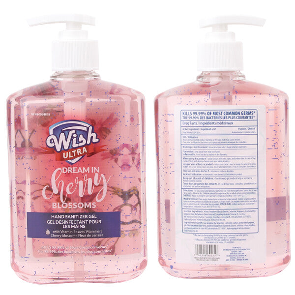 Wish Hand Sanitizer 16.9oz Advance Pump Cherry Blossoms