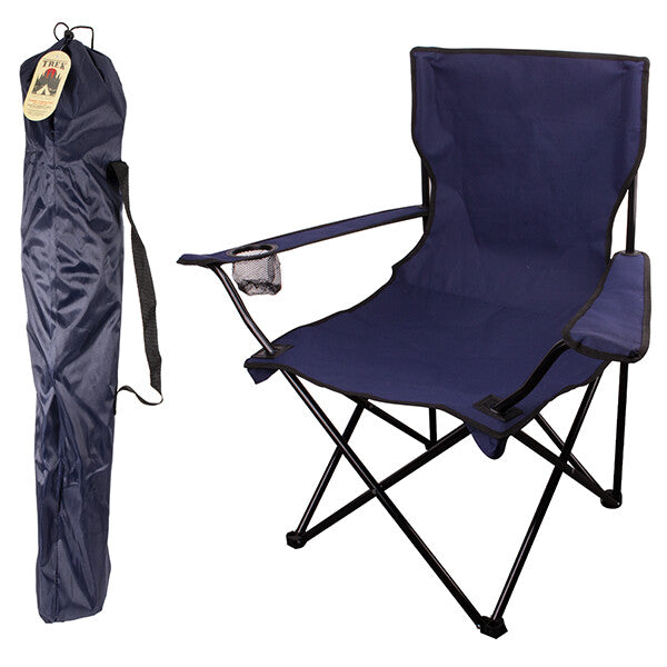 Folding Camping Chair Navy 19.7*19.7*31.5 inch
