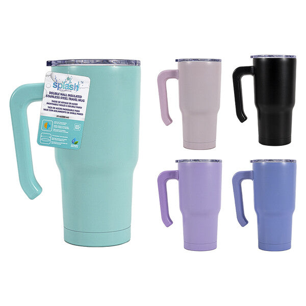 Splash Bottle Stainless Steel Travel Mug 20oz