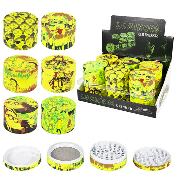 Grinder 4 Parts 63*44mm Glow RM