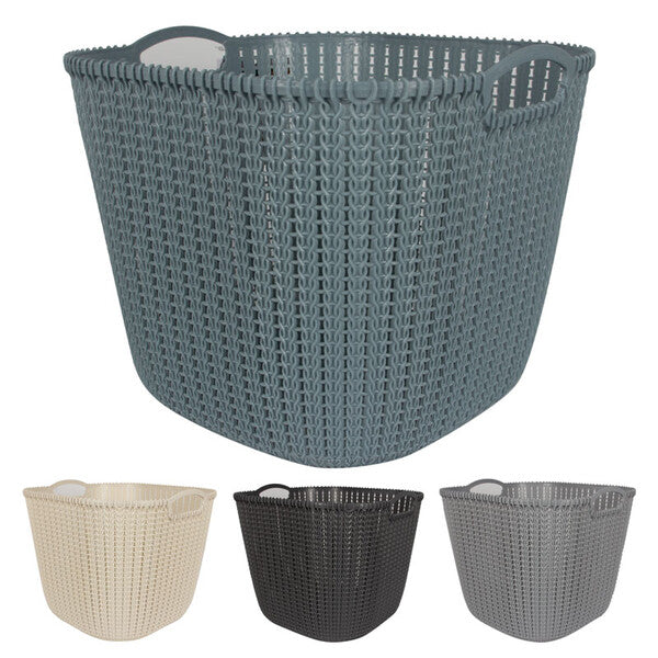 Ideal Home Storage Basket 11.8x11.8x10.4 inch