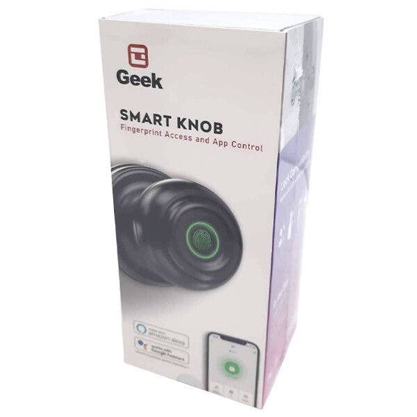 Geek Smart Door Knob Black