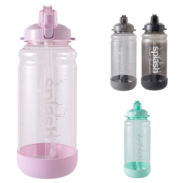 Splash Water Bottle 128oz w/ Silicone Bottom