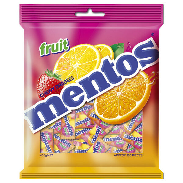 Mentos Bag 405g 14.3oz Fruit