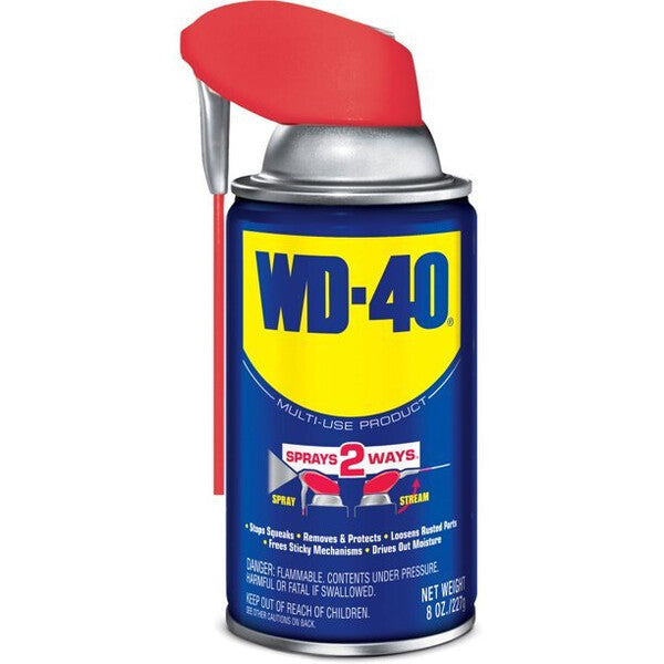 WD-40 Lubricnant with Smart Straw, 8 oz , Multi-Use Spray